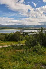 Scenic view of one the bridges of  Tromso