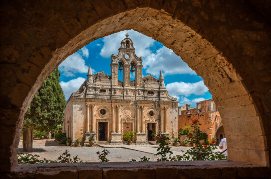 Arkadi Monastery (in Greek Moní Arkadíou) is an Eastern Orthodox monastery, situated near Rethymno. It is one of the most historic monasteries on Crete.