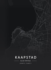 Map of Cape Town, South Africa