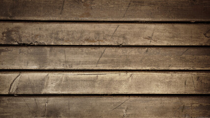 Old brown rustic dark grunge wooden timber texture - wood background banner