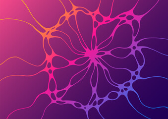 Geometric wallpaper fluid gradient shapes composition.