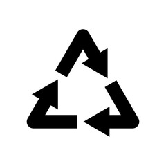 Recycling icon vector illustratiion. Ecology symbol