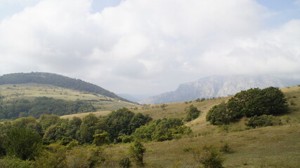 Fototapeta premium Vista dal sentiero 105 del monte Strega