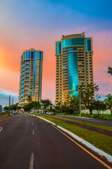 Buildings and architecture. Londrina city, Brazil.