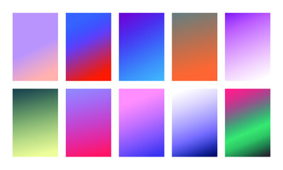 Fototapeta premium Color gradient cover design. Vibrant background for screen, poster, banner, wallpaper, social media post