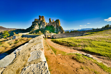 Incredible ancient fortress in the historical town of Belogradchik, Bulgaria 