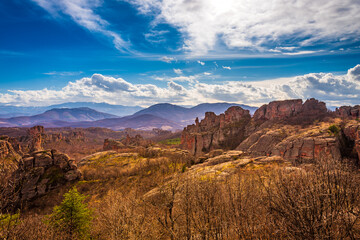 Landscape view of Belogradchik rocks, Bulgaria 