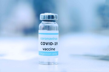 Coronavirus vaccine. The medical concept.