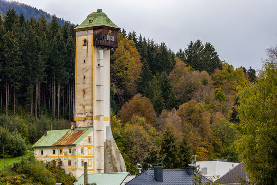 Old mining tower, Arnoldstein, Land of Carinthia, Austria
