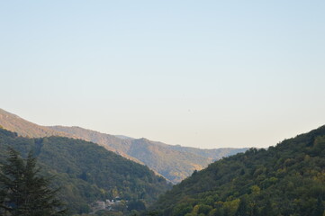 Fototapeta premium Paysage de Burzet 