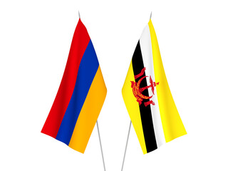Armenia and Brunei flags