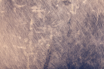 Stainless steel plate close-up as a textured background for design