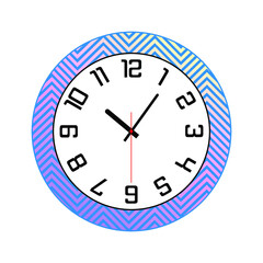 clock isolated on white