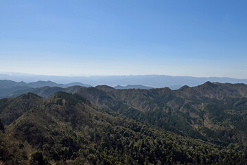 英彦山の南岳からの眺め