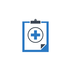 Healthy report Glyph Related Vector Icon. Flat Icon Isolated on the White Background. Editable EPS file. Vector illustration.