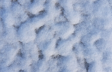 Obraz premium Snow patterns in the sand.