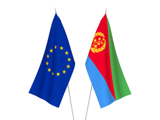 European Union and Eritrea flags