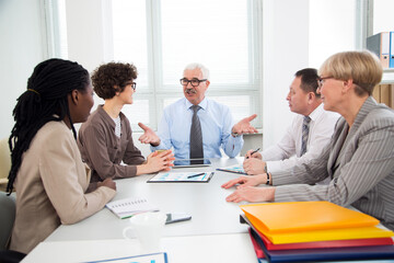 Business people working together in the office