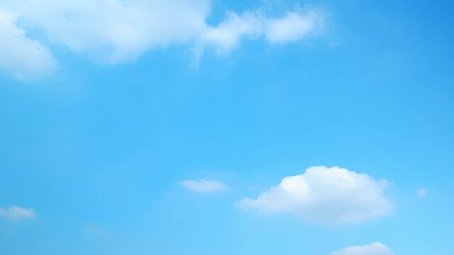 4K Time lapse, beautiful sky with clouds background, Sky with clouds weather nature cloud blue, Blue sky with clouds and sun, Clouds At Sunrise.
