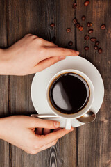 sweet biscuits coffee cup rose flower romance breakfast