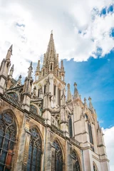 Deurstickers Traditional Cathedral building in Nancy, France © ilolab