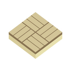 Concrete paver block pavement floor or brick vector icon. For landscape, outdoor, garden by paving on ground to create basket weave bond pattern. That sidewalk, road, patio, path, street or walkway.