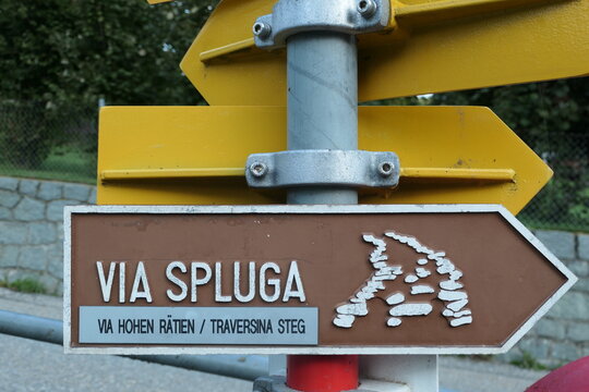 Via Spluga - Start in Thusis