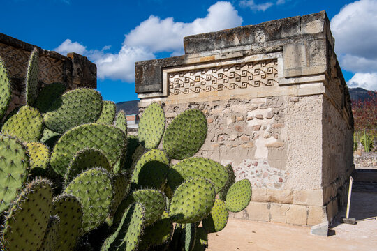 Mitla archaeological site from the Zapotec culture, San Pablo Villa de Mitla, Oaxaca, Mexico