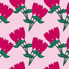 Seamless Pattern With Floral Motifs able to print for cloths, tablecloths, blanket, shirts, dresses, posters, papers.