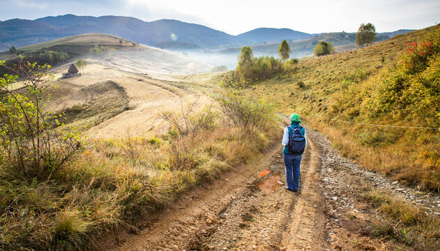 Rural landscape in Apuseni mountains, Romania