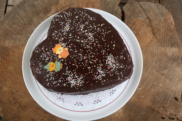 chocolate cake for birthday celebration