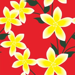 Obraz premium Seamless Pattern With Floral Motifs able to print for cloths, tablecloths, blanket, shirts, dresses, posters, papers.