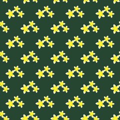 Seamless Pattern With Floral Motifs able to print for cloths, tablecloths, blanket, shirts, dresses, posters, papers.