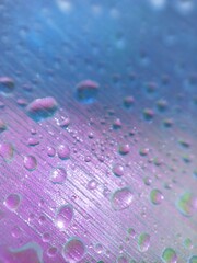 vertical aspect ratio, blue bokeh light effect, water blurred highlights, abstract image background...