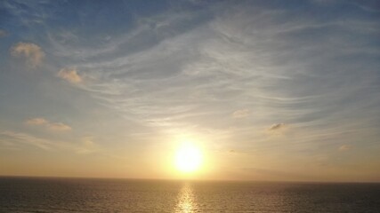 Obraz premium Sunset Moliets France Spring v8