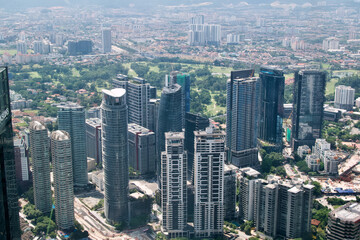 Fototapeta na wymiar Skyline of Kuala Lumpur, Malaysia