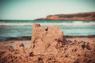 castle on the beach