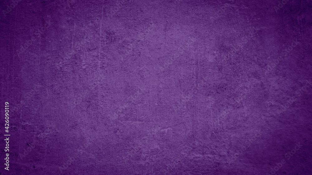 Poster dark abstract purple concrete paper texture background banner pattern.