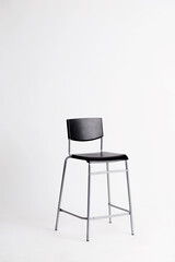 Bar stool on white background