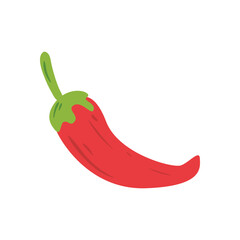 Isolated chilli vegetable