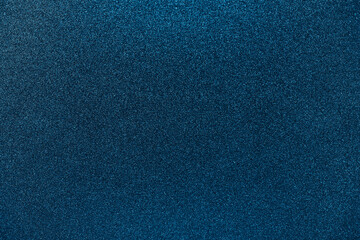 Dark blue rich grainy background. Sparkling foiled glitter. Abstract stock texture - 426091579