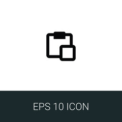 copy to clipboard simple icon