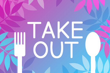 ボタニカルなアイコン　長方形　グラデーション