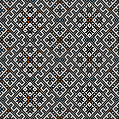 Geometric ethnic seamless pattern.