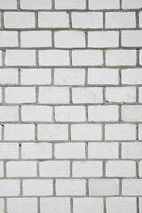 vertical white brick wall