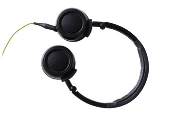 headphones isolated on white