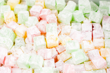 Turkish delight, candy and delicious dessert