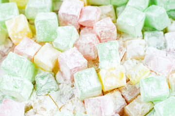 Turkish delight, candy and delicious dessert