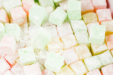 Turkish delight, candy and delicious dessert