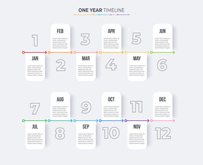 Timeline infographics template. Milestone or process diagram concept.